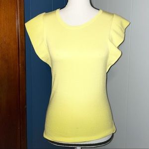 LOFT NWT yellow sweater